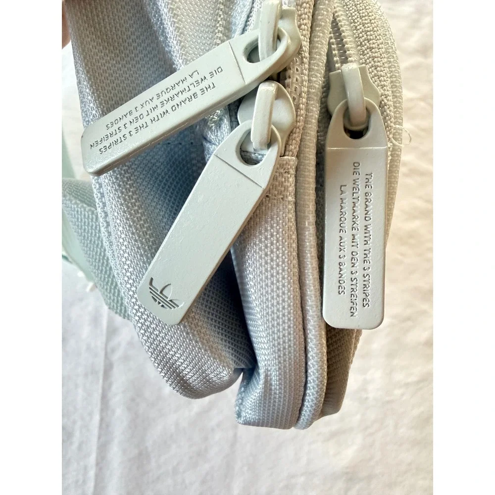 Adidas Originals Mini Backpack‎ Light Blue Mint Trefoil 3-Stripe Small Bag